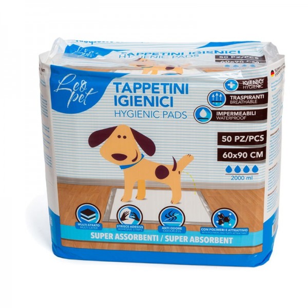 Leopet Tappetini Igienici 50 pz Sottocosto