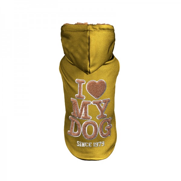 I Love My Dog Sporty Sweatshirt Grasshopper 2025