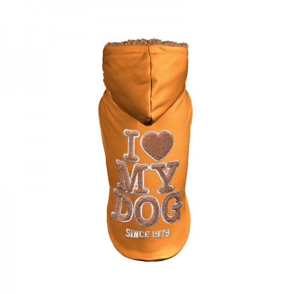 I Love My Dog Sporty Sweatshirt Amber Gold Italy