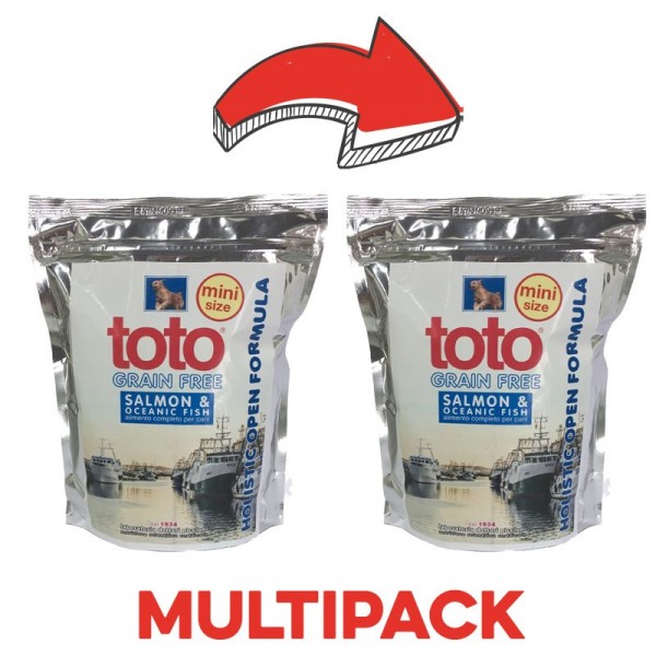 Toto Holistic Grain Free Mini Salmone e Pesce per Cani Negozi Online