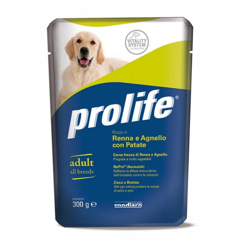 Prolife Busta Renna e Agnello per Cani 300gr
