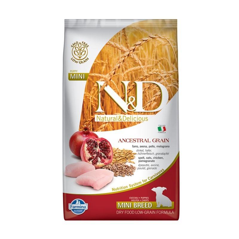 Farmina N&D Low Grain Puppy Mini Pollo e Melograno