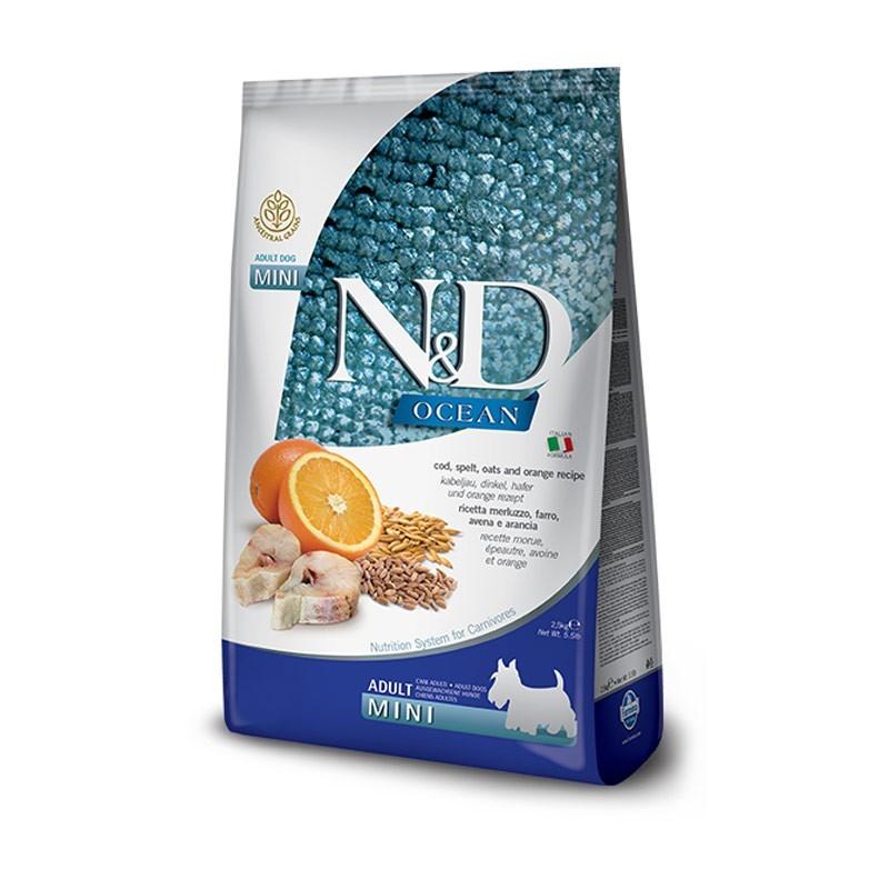 Farmina N&D Low Grain Adult Mini Merluzzo e Arancia