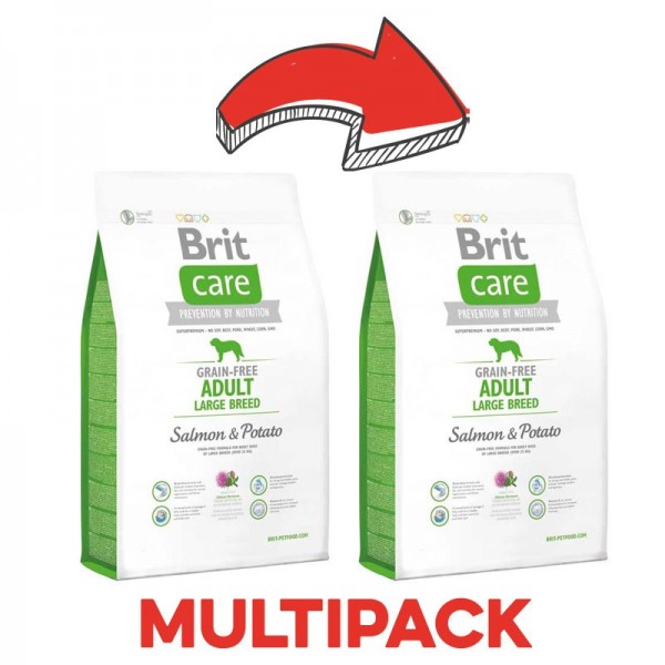 Brit Care Adult Large Grain Free Salmone e Patate Sconto