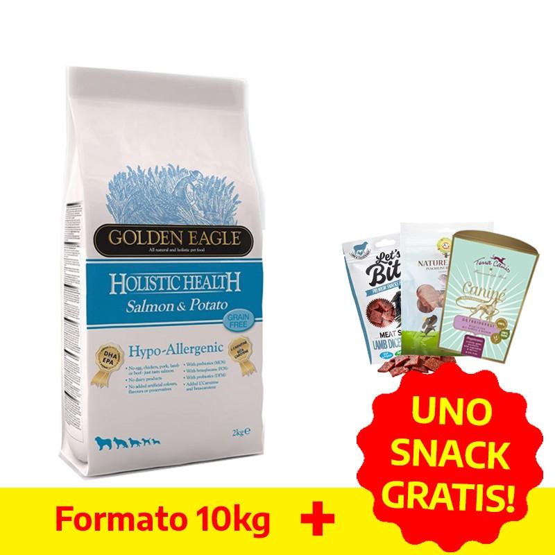 Golden Eagle Sensitive Salmone e Patate Grain Free per Cani