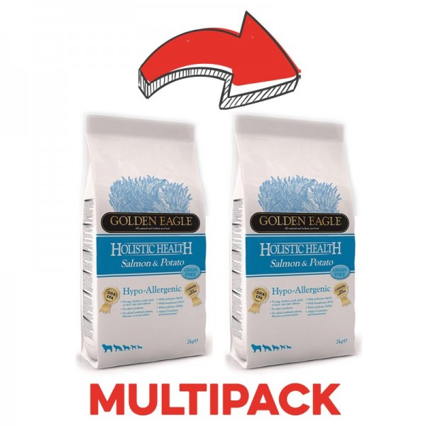 Golden Eagle Sensitive Salmone e Patate Grain Free per Cani Offerta