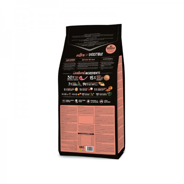 Ownat Dog Ultra Medium Lamb Rice per Cani Outlet