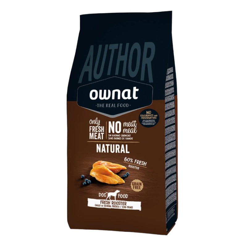 Ownat Dog Author Grain Free Adult Galletto Fresco per Cani