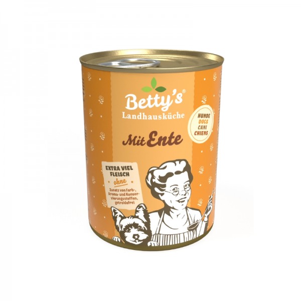 Betty's Landhausküche Anatra Umido per Cani 2025