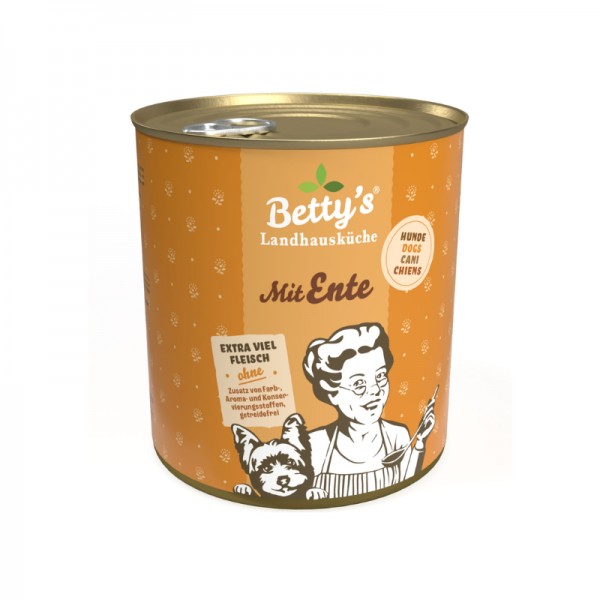 Betty's Landhausküche Anatra Umido per Cani 2025