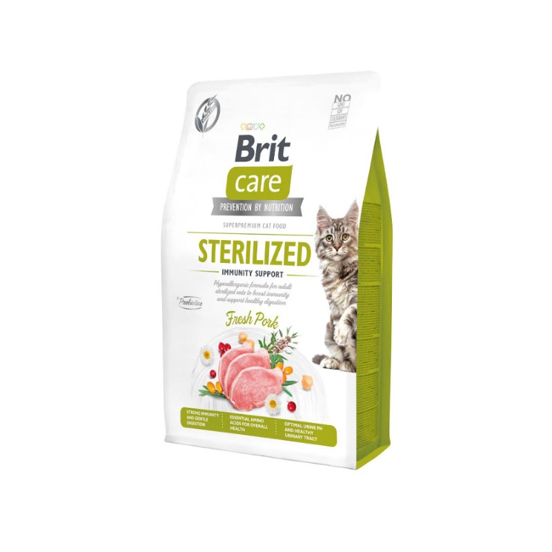 Brit Care Sterilized Immunity Support Grain Free per Gatti