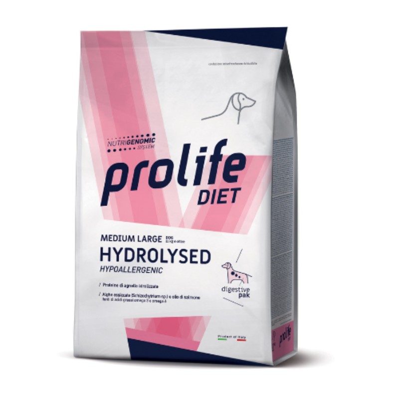 Prolife Hydrolysed Medium e Large Veterinary Formula