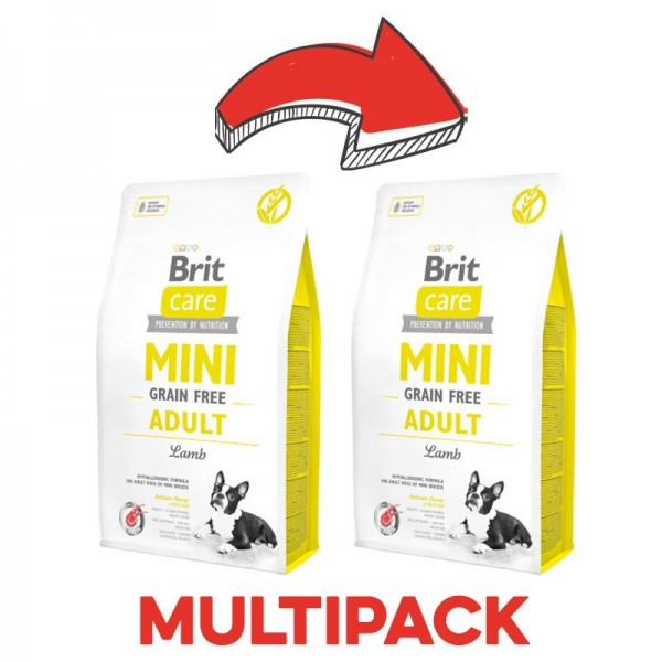 Brit Care Mini Grain Free Adult Agnello Moda