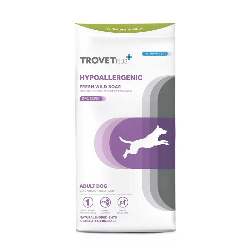 Trovet+ Hypoallergenic Cinghiale Fresco per Cani