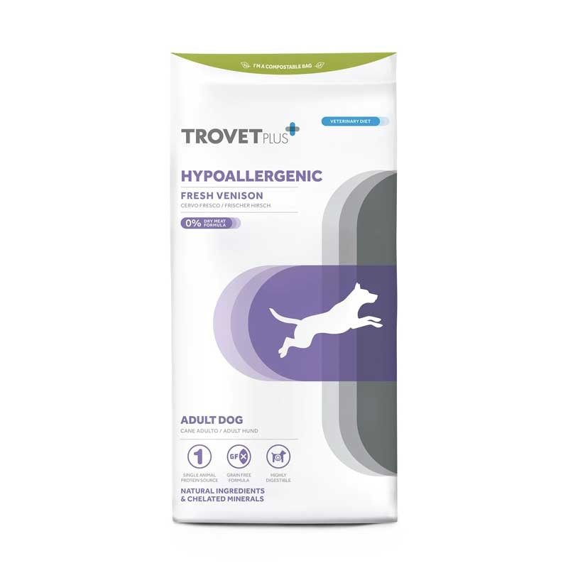 Trovet+ Hypoallergenic Cervo Fresco per Cani
