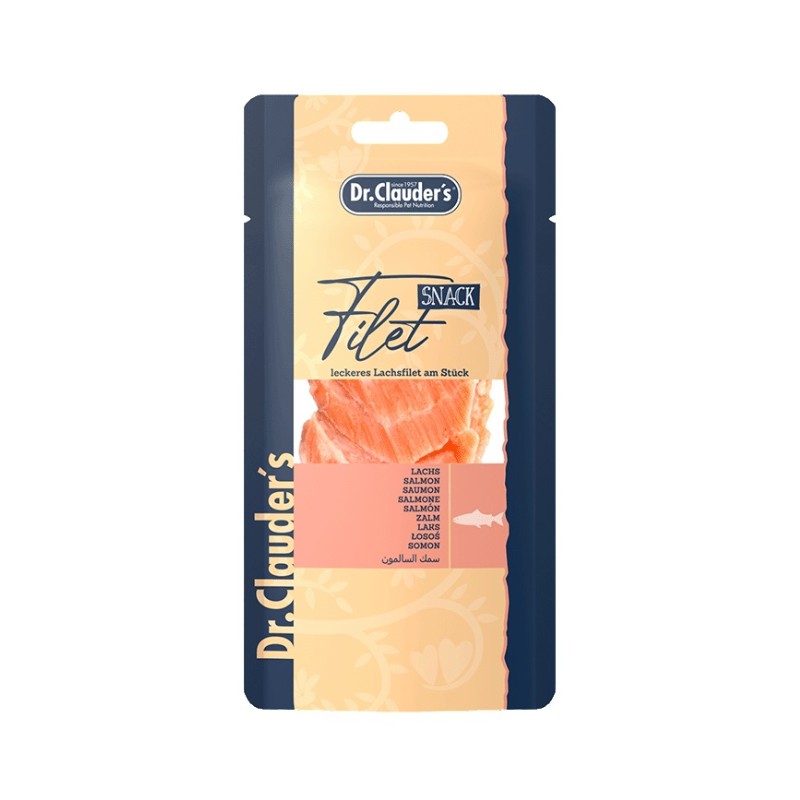 Dr Clauder’s Snack Filetti di Salmone Per Cani e Gatti