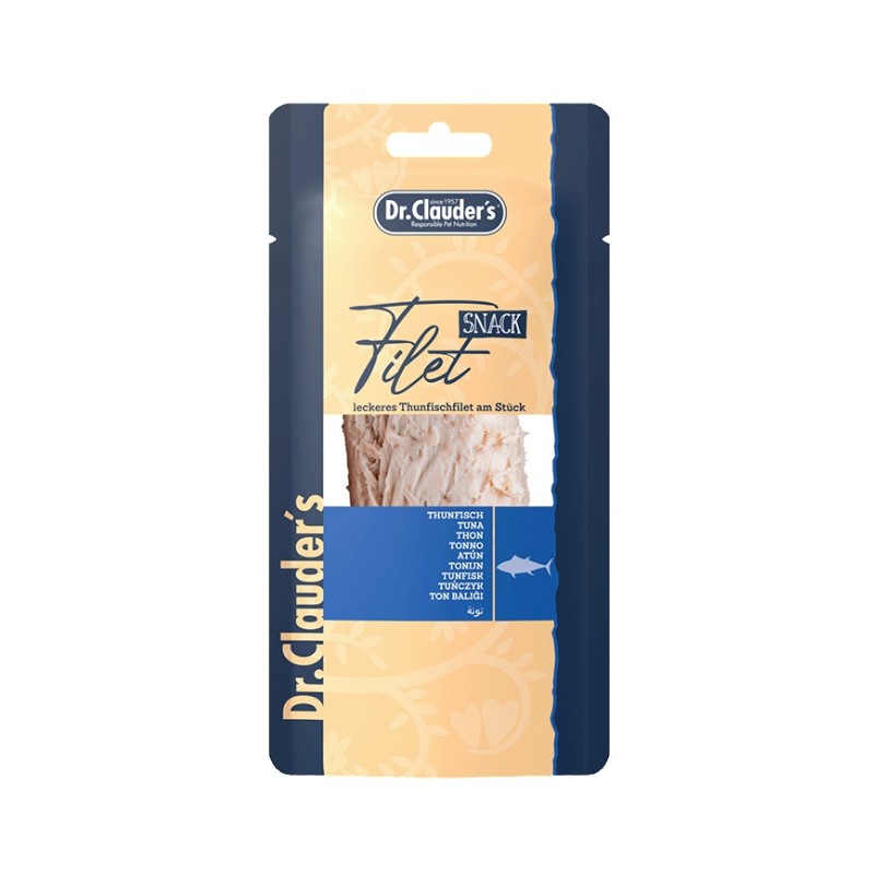 Dr Clauder’s Snack Filetti di Tonno Per Cani e Gatti