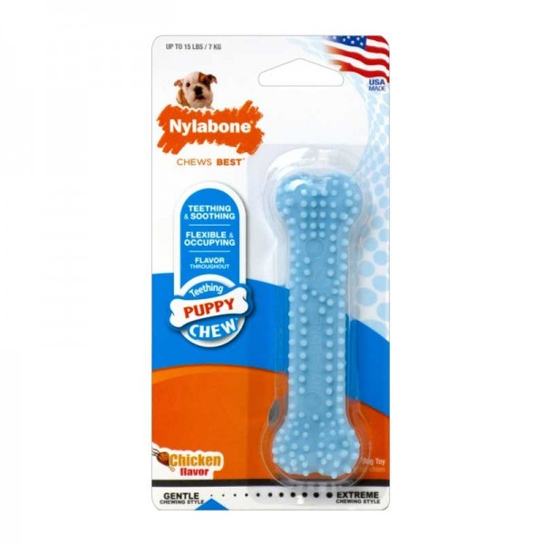 Nylabone Puppybone Dental Azzurro Vendita
