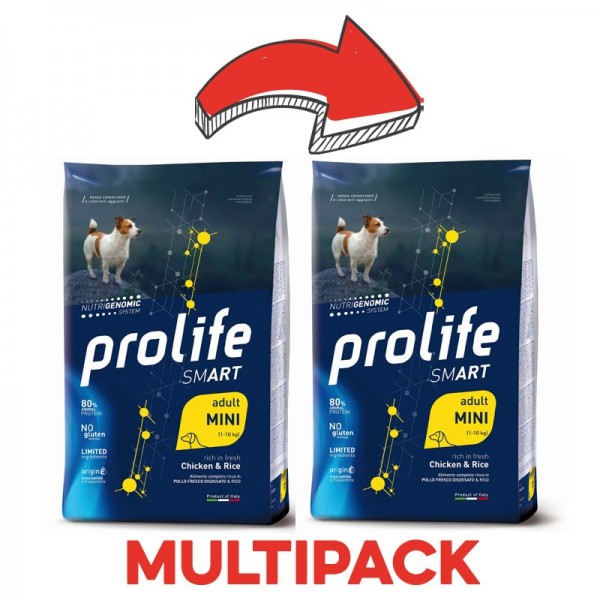 Prolife Smart Adult Mini Pollo e Riso per Cani Spedizione Gratuita