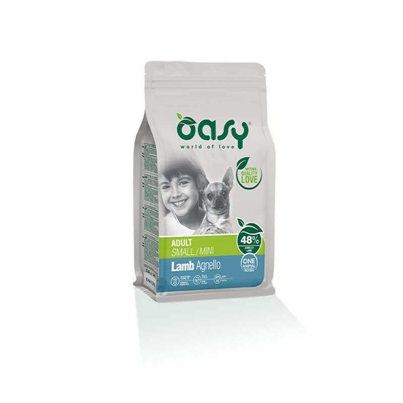 Oasy Adult Small/Mini Agnello per Cani