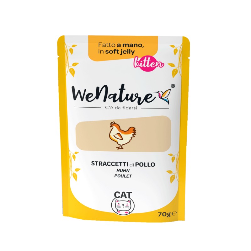 WeNature Kitten Straccetti di Pollo Soft Jelly in Busta per Gattini Outlet
