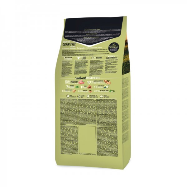Ownat Cat Prime Grain Free Adult Pollo e Tacchino per Gatti Vendita Calda