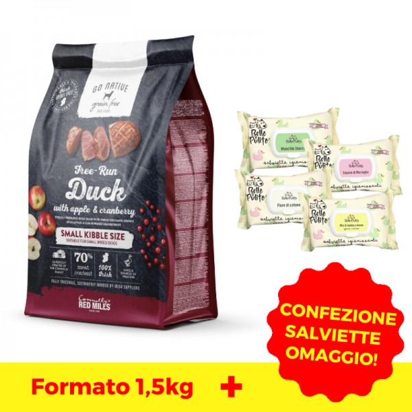 Go Native Small Breeds Anatra Mela e Mirtillo Rosso Offerta per la Festa della Mamma