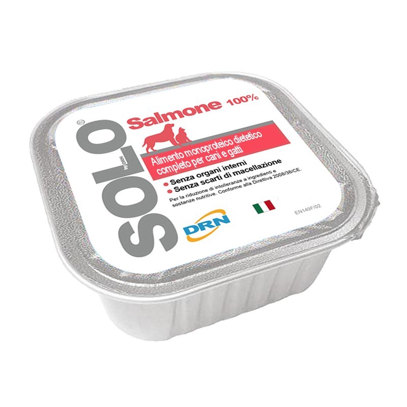 DRN Solo Salmone Umido per Cani e Gatti Offerte giornaliere