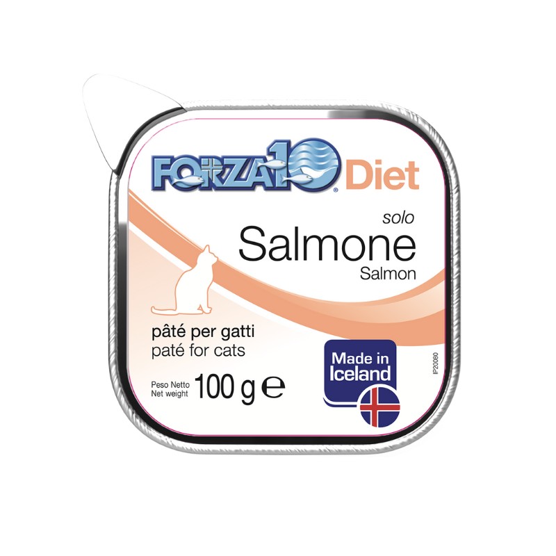 Forza10 Solo Diet Salmone Umido per Gatti Consegna Veloce
