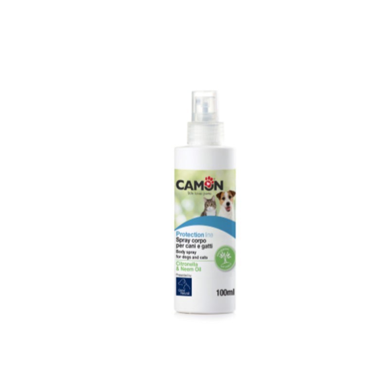 Orme Naturali Spray Corpo con Citronella e Olio di Neem per Cani e Gatti
