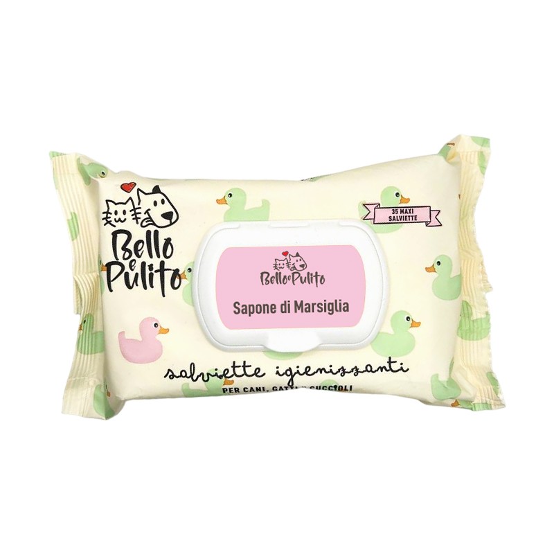 Bello e Pulito Salviette Bio al Sapone di Marsiglia