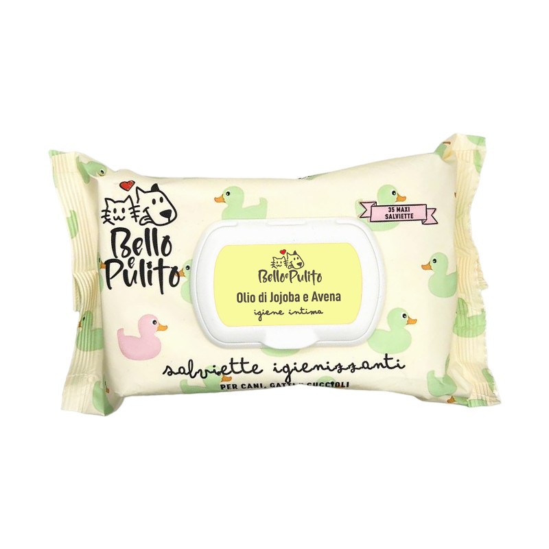 Bello e Pulito Salviette Bio all'Olio di Jojoba e Avena
