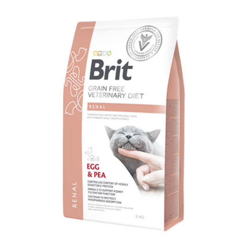 Brit Veterinary Diet Renal Uova e Piselli per Gatti