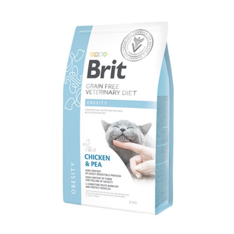 Brit Veterinary Diet Obesity Pollo e Piselli per Gatti