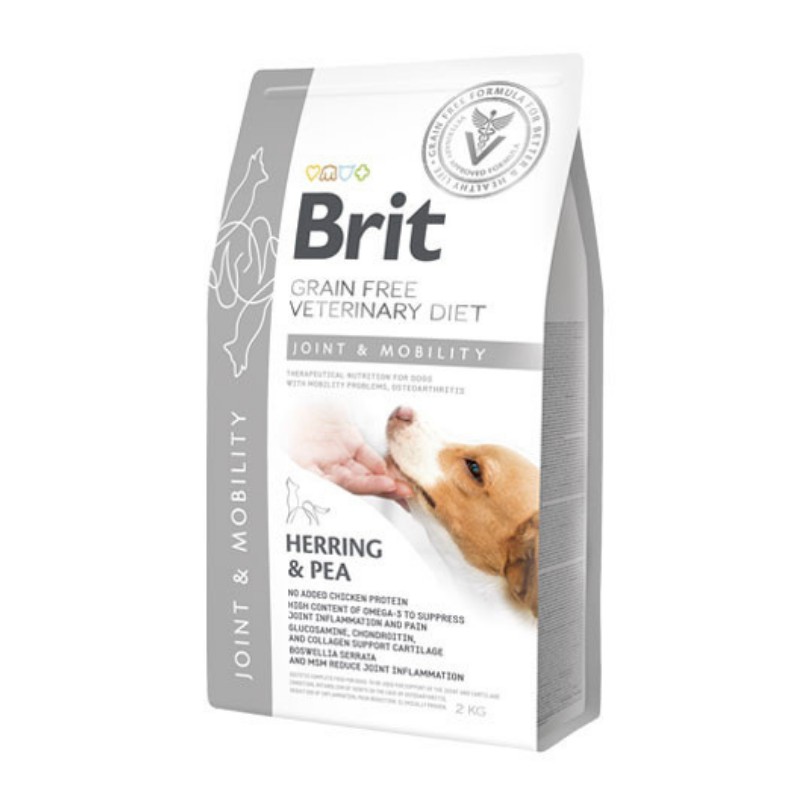 Brit Veterinary Diet Joint & Mobility Aringa e Piselli per Cani Only for today