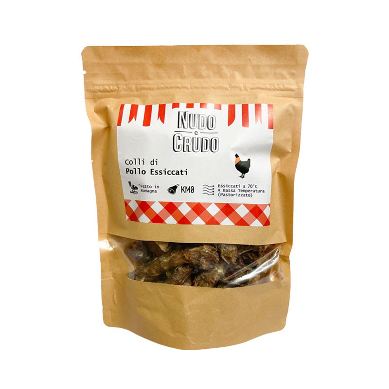 Nudo e Crudo Colli di Pollo Essiccati