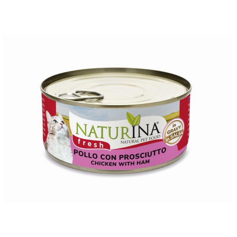 Naturina Fresh Pollo e Formaggio in salsa per Gatti