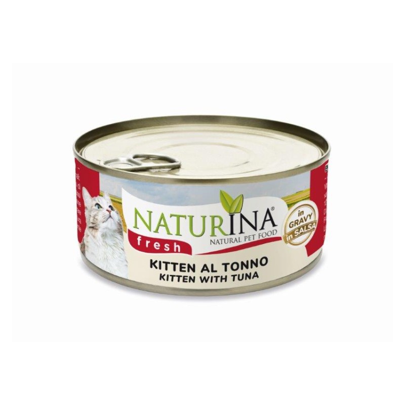 Naturina Fresh Kitten al Tonno in salsa per Gattini Negozio