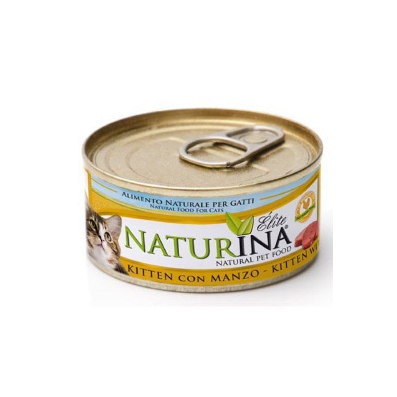 Naturina Elite Kitten Pollo e Manzo per Gattini