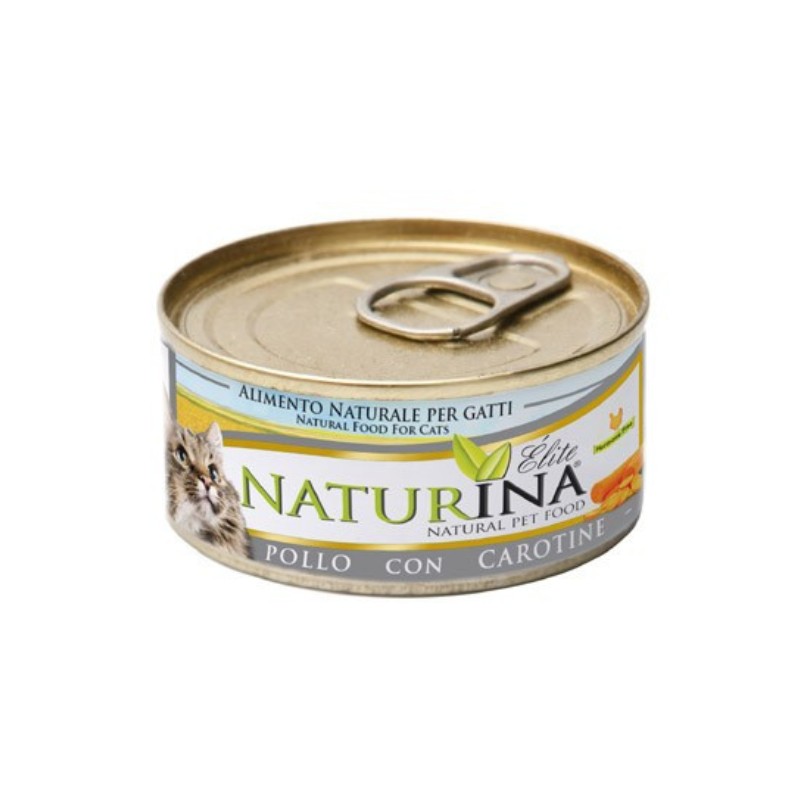 Naturina Elite Filetti di pollo con Carotine per Gatti