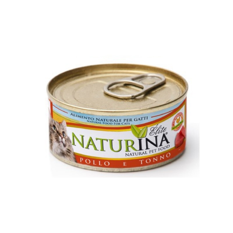Naturina Elite Filetti di pollo con Tonno per Gatti Sconto di tempo limitato