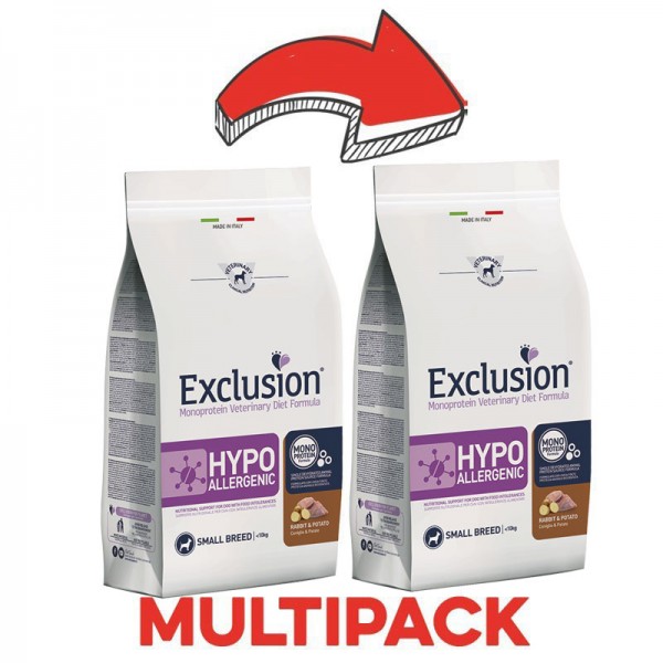 Exclusion Diet Hypoallergenic Coniglio e Patate Small Breed per Cani Offerta San Valentino