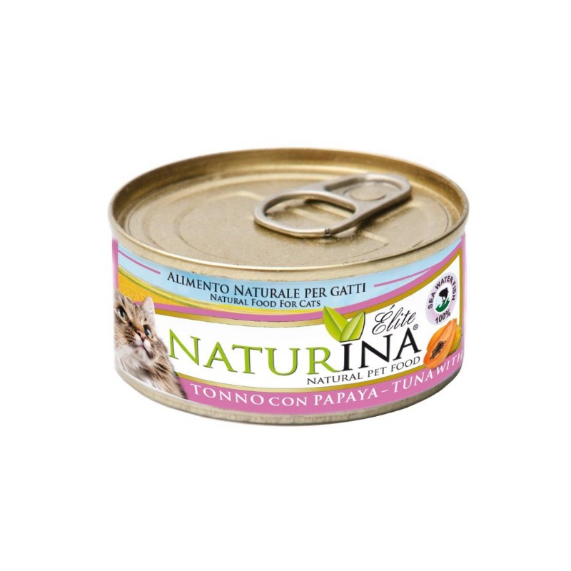 Naturina Elite Tonno con Papaya per Gatti In vendita