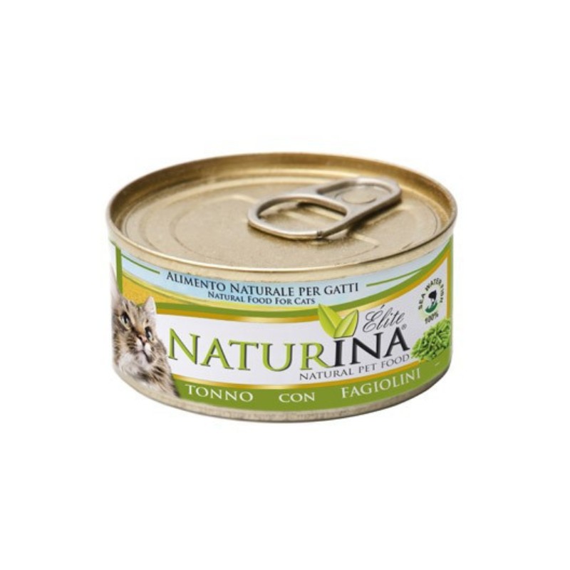 Naturina Elite Tonno con Fagiolini per Gatti