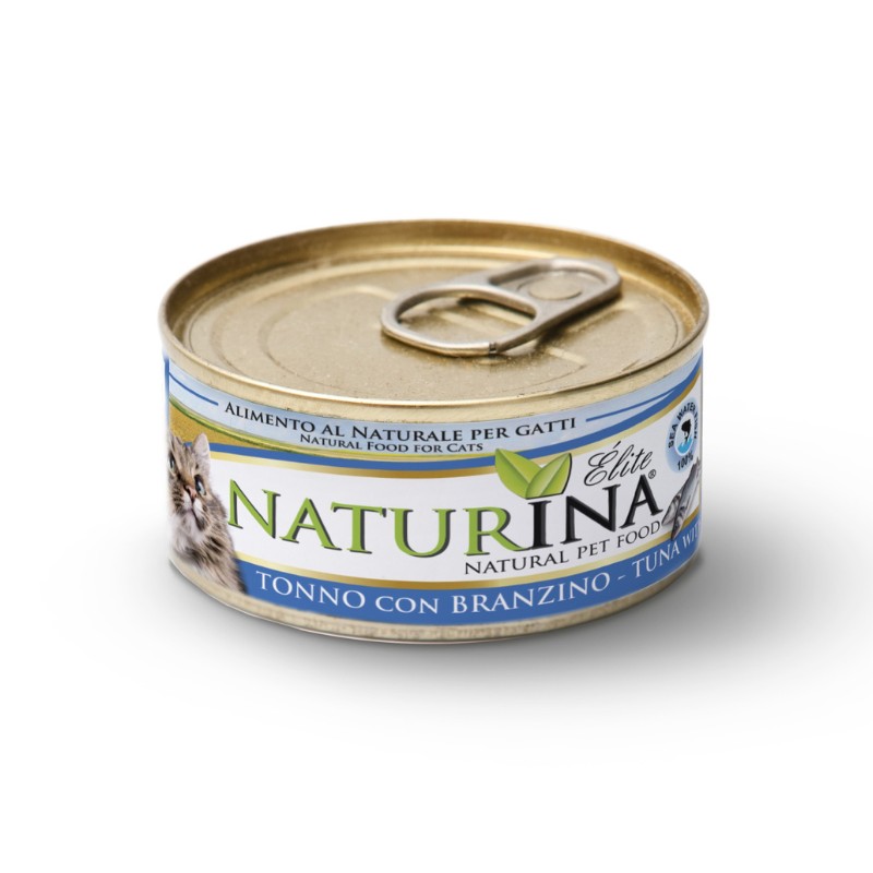 Naturina Elite Tonno con Branzino per Gatti
