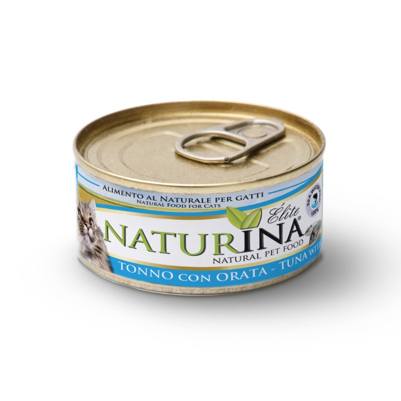Naturina Elite Tonno con Orata per Gatti