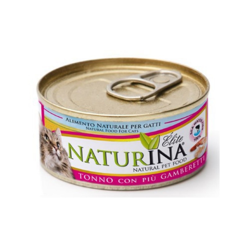 Naturina Elite Tonno con Gamberetti per Gatti Negozi Online
