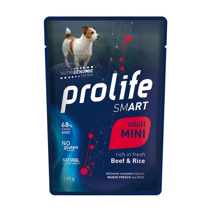 Prolife Smart Manzo e Riso Adult Mini Umido per Cani