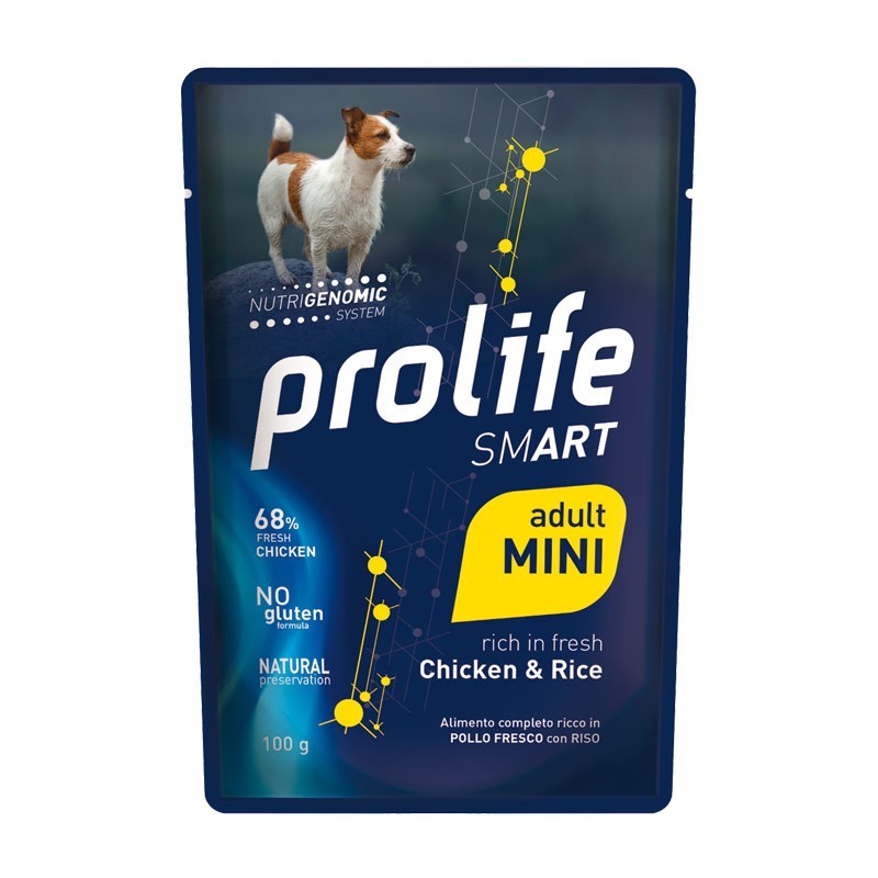 Prolife Smart Pollo e Riso Adult Mini Umido per Cani