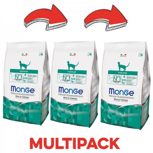 Monge Adult Hairball Per Gatto Offerte stagionali